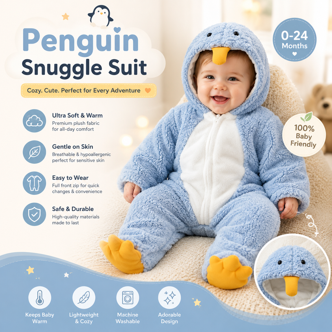Penguin Suit By Kuddi